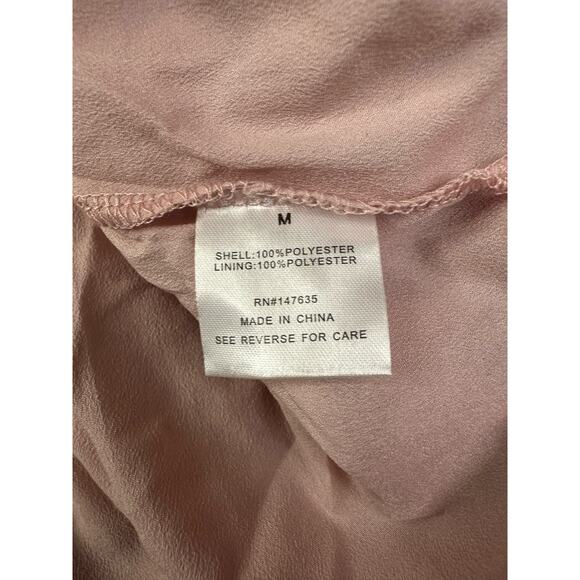 Romeo & Juliet Couture NWT Crochet Mesh Mini‎ Dress Dusty Pink Size M - Picture 6 of 10